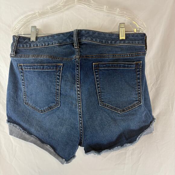 TORRID Shorts Womens 12 Denim Jeans Feel the Fit Stretch Blue Cut Off Summer 3" - Picture 4 of 6